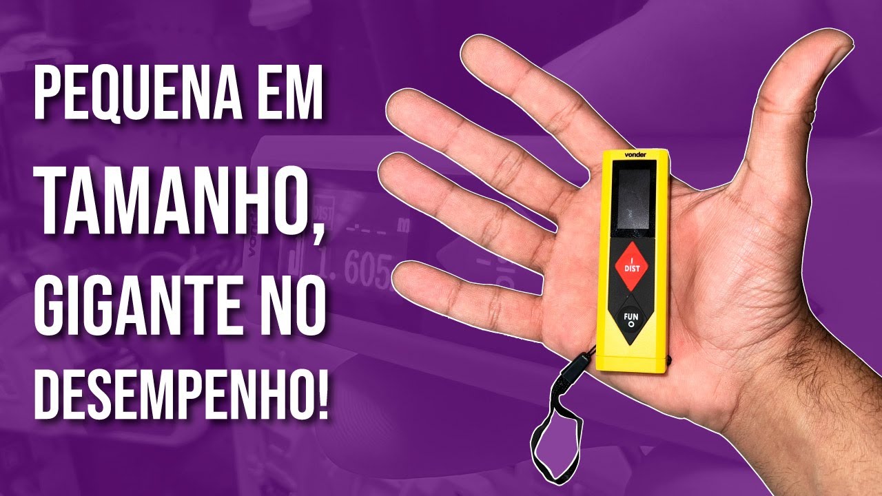 A Trena a Laser que Cabe no seu Bolso!