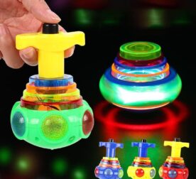Brinquedo Giratório com Música e Luz Led - vipzio