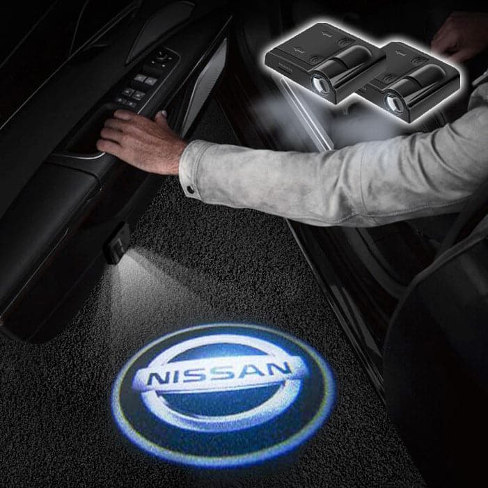Car Door Projector Fit Nissan Wireless Car Door Led Lights 2Pcs #12 – CarLightClub