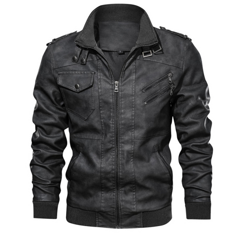 jaqueta de couro legitimo masculina