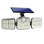 Refletor Led Solar Com 3 Cabeças 800W - EconomiLight - vipzio