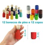 Conjunto de Bloquinhos Montessori - vipzio