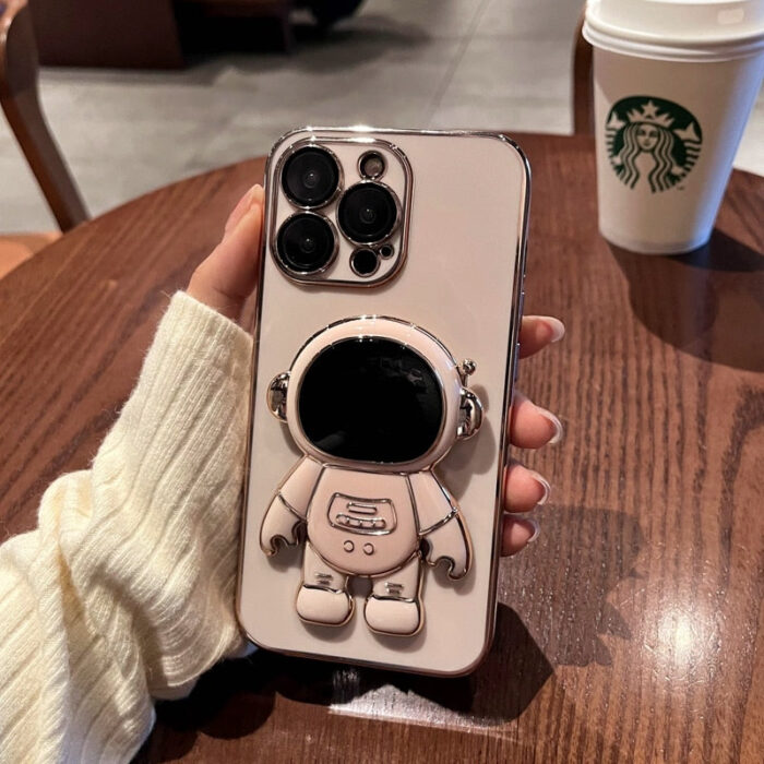 Capinha Astronauta Flutuante 3D iPhone - vipzio
