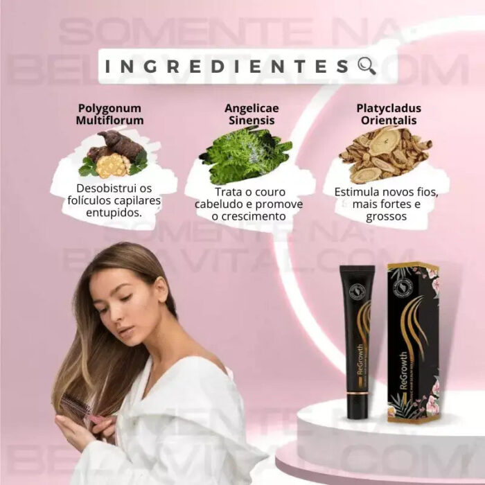 Kit Repair Hair: Tratamento Capilar Completo - Queda + Crescimento | 6 Unidades - vipzio