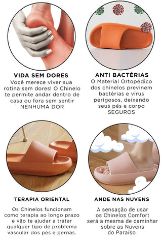 Chinelo nuvem