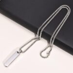 Colar Barra em Aço Inoxidável - vipzio