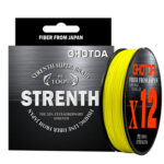 Linha de Pesca Multifilamento Ghotda Premium X12 Fios Trançados GHOTDA 100/300/500 m - vipzio