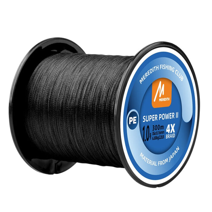 Linha de Pesca Multifilamento Meredith X4 Fios Trançados 300m - vipzio