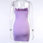 Vestido Isabela (Lavanda e Preto) - vipzio