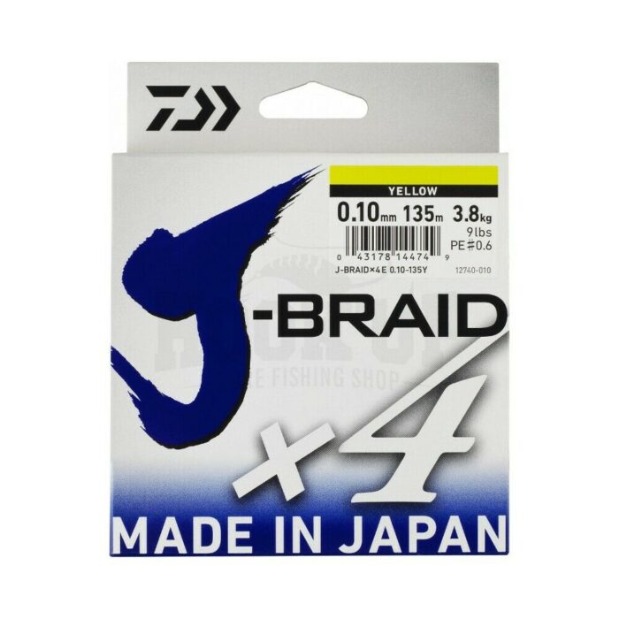 Linha de Pesca Multifilamento DAIWA J-Braid X4 270m - vipzio