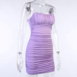 Vestido Isabela (Lavanda e Preto) - vipzio