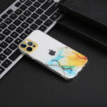 Capinha Anti choque Protege a Lente Aquarela Transparente iPhone