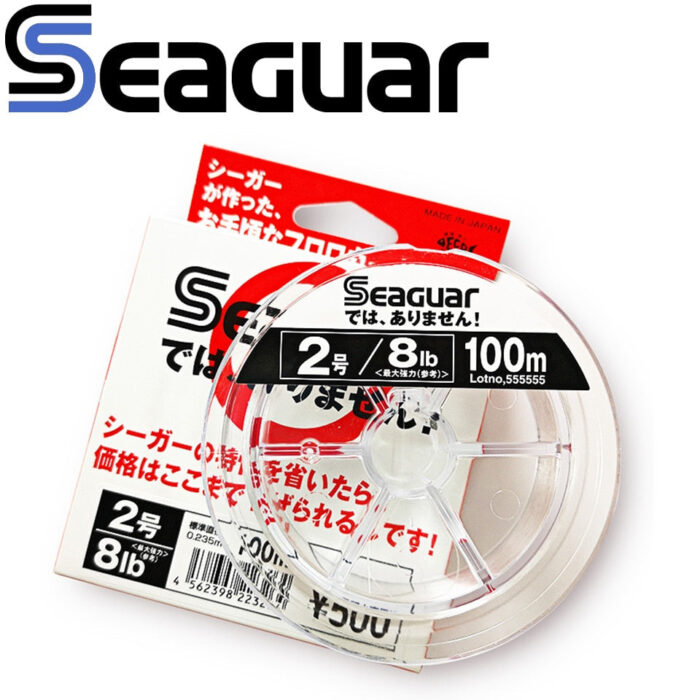 Linha de Pesca Monofilamento SEAGUAR Original Fluorcarbono 100m - vipzio