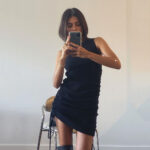 Vestido Preto amarração lateral Carla - vipzio