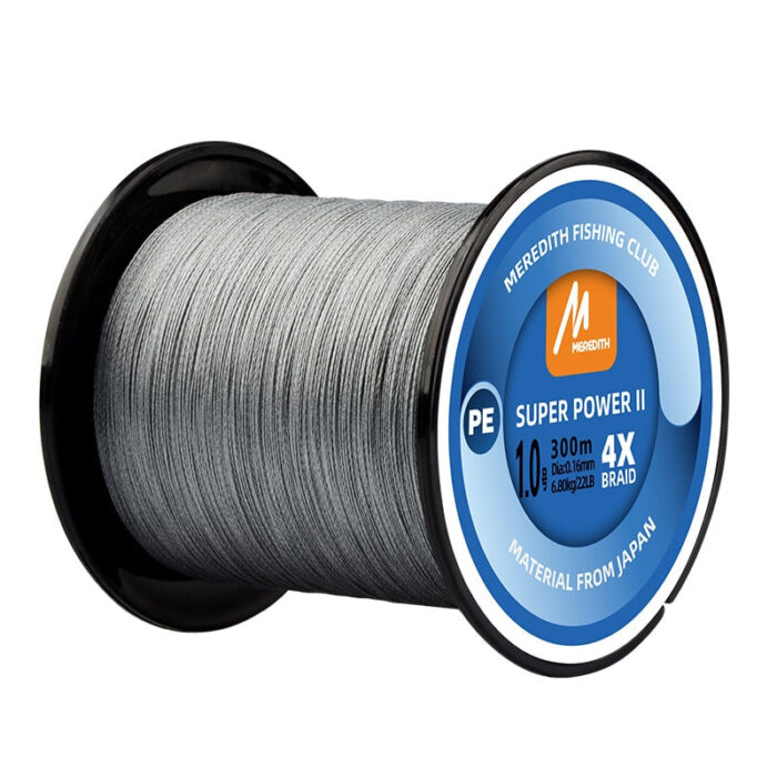 Linha de Pesca Multifilamento Meredith X4 Fios Trançados 300m - vipzio