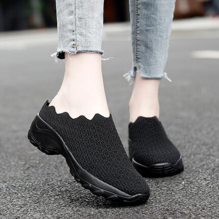 Sapatos ortopédicos ondulados para caminhada ao ar livre Zoloss respirável - vipzio