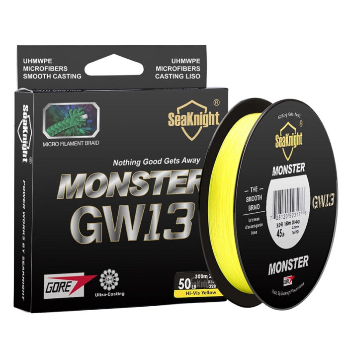 Linha de Pesca SeaKnight Brand GW13 Multifilamento X13 Fios Trançados 150/300m - vipzio