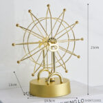 Escultura Roda Gigante Dourada - Mardish