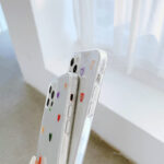 Capinha Transparente Corações Antichoque para iPhone