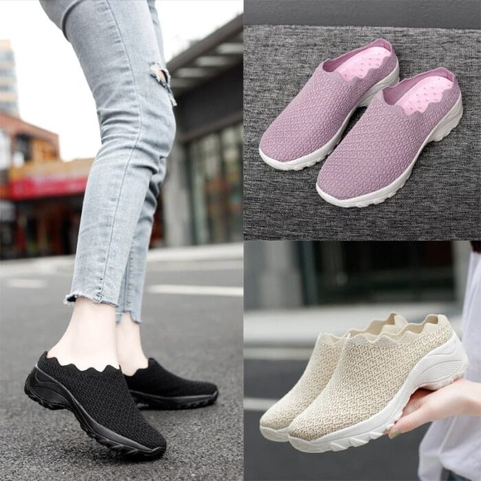 Sapatos ortopédicos ondulados para caminhada ao ar livre Zoloss respirável - vipzio