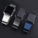 Pulseira Apple Watch Aço Inoxidável Link Borboleta