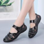 SANDÁLIA DE COURO - ORTOPEDIC FLOWER COMFORT - vipzio