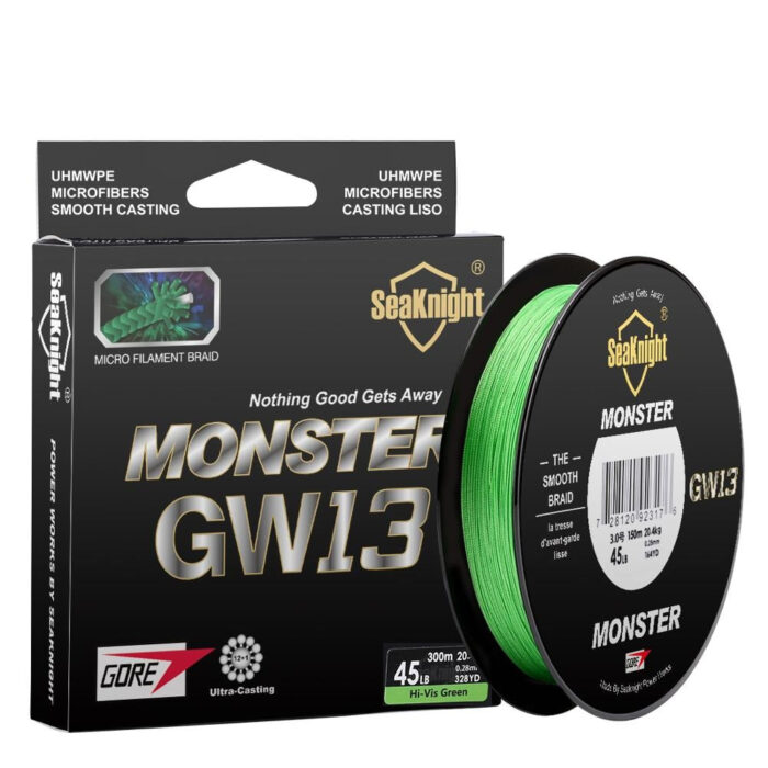 Linha de Pesca SeaKnight Brand GW13 Multifilamento X13 Fios Trançados 150/300m - vipzio