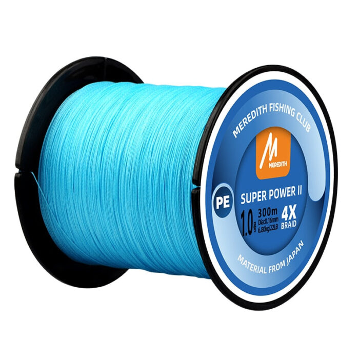 Linha de Pesca Multifilamento Meredith X4 Fios Trançados 300m - vipzio