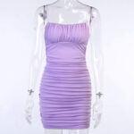 Vestido Isabela (Lavanda e Preto) - vipzio