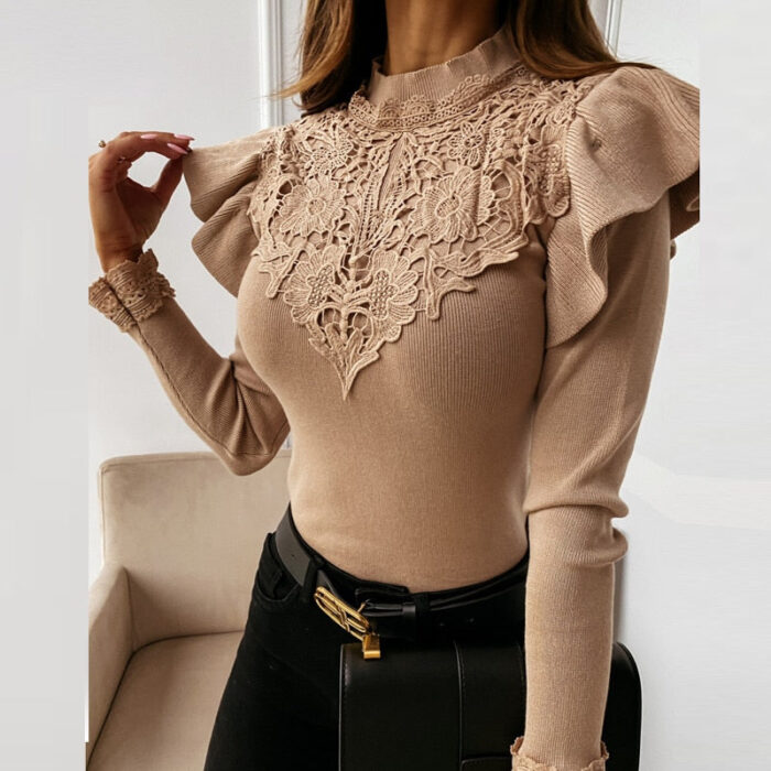 Blusa Manga Longa Feminina - vipzio