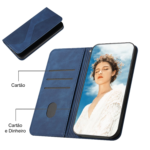 Capinha Carteira Flip Couro Sintético iPhone - vipzio
