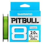 Linha de Pesca Multifilamento Original SHIMANO PITBULL X8/X12 150/200m - vipzio
