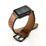 Pulseira Apple Watch Couro e Silicone Híbrido - vipzio