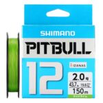Linha de Pesca Multifilamento Original SHIMANO PITBULL X8/X12 150/200m - vipzio