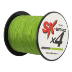 Linha de Pesca Multifilamento RiverHawk X4 Fios Trançados 500m - vipzio