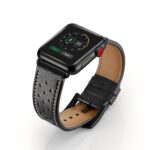 Pulseira Apple Watch Couro e Silicone Híbrido - vipzio