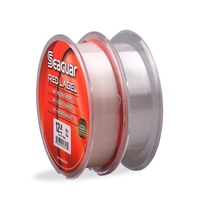 Linha de Pesca Monofilamento SEAGUAR RED LABEL 6LB-12LB Original Fluorcarbono 6LB-12LB 183m - vipzio