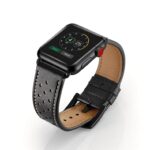 Pulseira Apple Watch Couro e Silicone Híbrido - vipzio