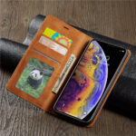 Capinha Carteira de Couro Sintético Antichoque para iPhone
