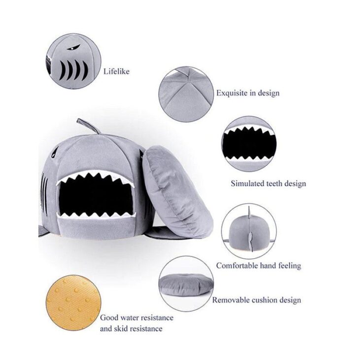 Cama Para Gato - Shark House - vipzio