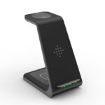 Carregador Sem Fio 3 em 1 para iPhone Apple Watch e Airpods