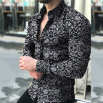Camisa Social Sines - Preta - Vipzio