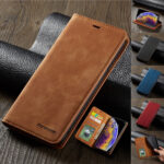 Capinha Carteira de Couro Sintético Antichoque para iPhone