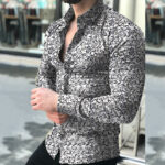 Camisa Social Sines - Cinza - Vipzio
