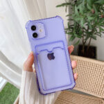 Capinha Porta Cartão Antichoque Transparente iPhone