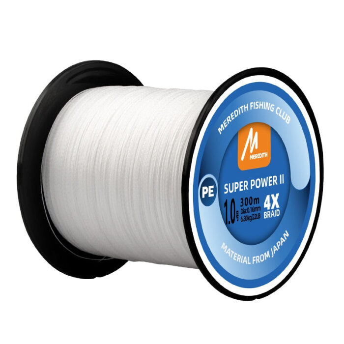 Linha de Pesca Multifilamento Meredith X4 Fios Trançados 300m - vipzio