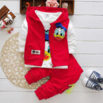 Conjunto Pato Donald Com 3 Peças - vipzio
