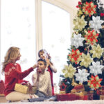 Kit 5 Flores Decoração para Natal - vipzio