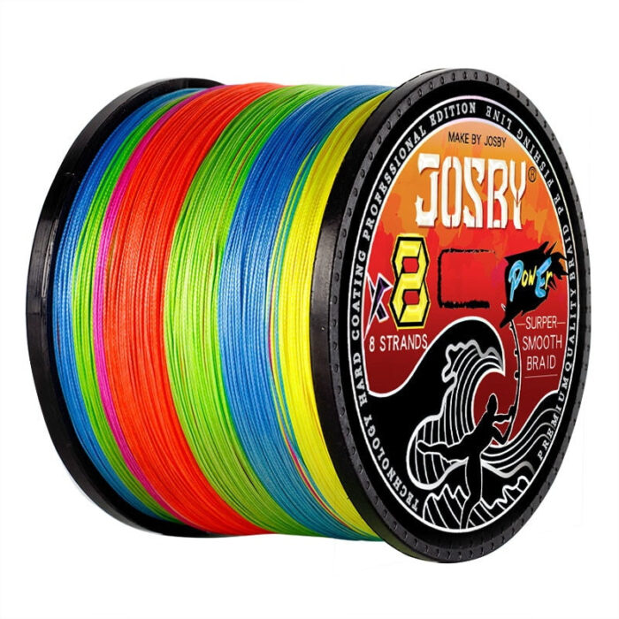 Linha de Pesca Multifilamento JOSBY X4 Fios Trançados 300m - vipzio