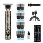 Máquina de cortar cabelo elétrico T9 usb - vipzio
